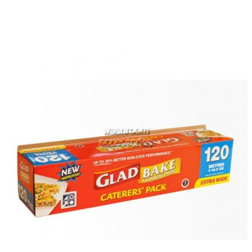 View BW120/6 Glad Bake Non-Stick Baking Paper details.