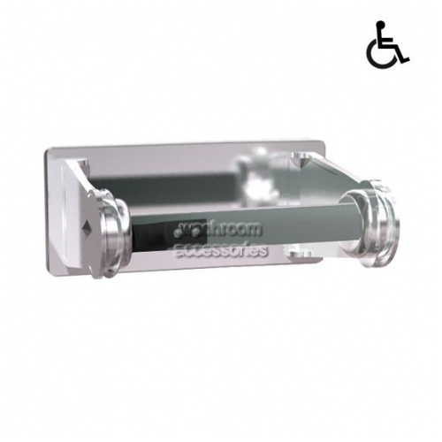 10-0710 Single Toilet Roll Holder Controlled Delivery