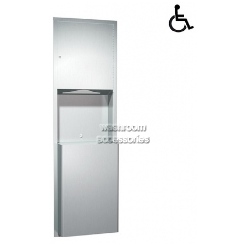 View 10-0469 Combo Unit with Paper Towel and 46L Waste Bin details.