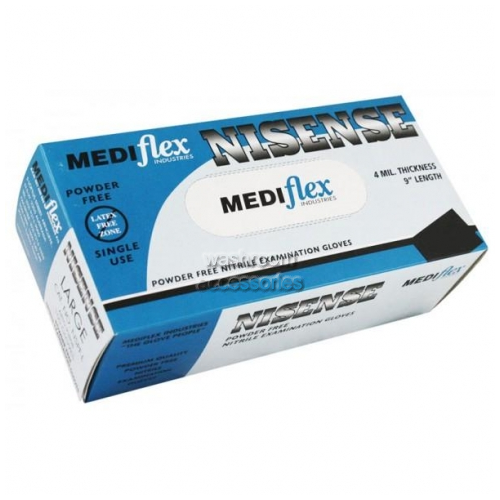 View NSPF Disposable Nitrile Gloves Powder Free Small details.