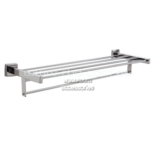 View B676 Towel Shelf with Towel Bar details.