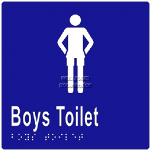 View ML16243 Braille Sign Boys Toilet details.