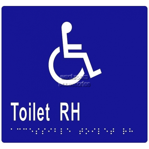 View ML16271 Braille Sign Accessible Toilets RH Transfer details.