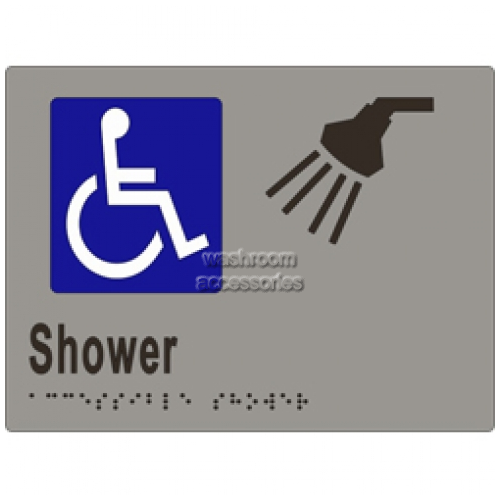 ML16293 Braille Sign Accessible Shower