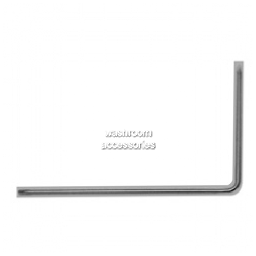 MLR103 Toilet Grab Rail Left Hand 90 Degree