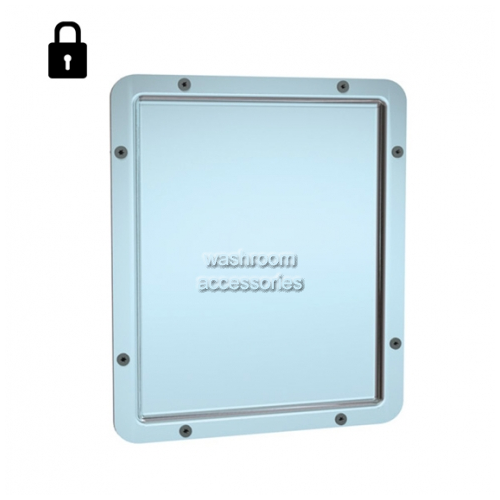 10-104 Stainless Steel Mirror with Frame Front Mounting