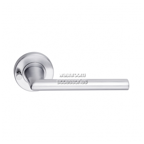 888-8-PV Door Handle Round Rose Pair Privacy Button