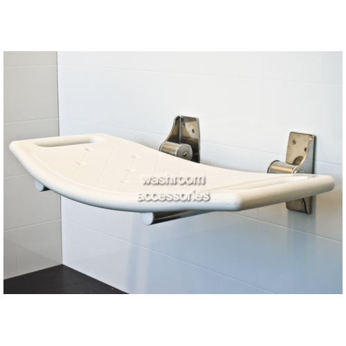 View Shower Seat Folding Curved details.