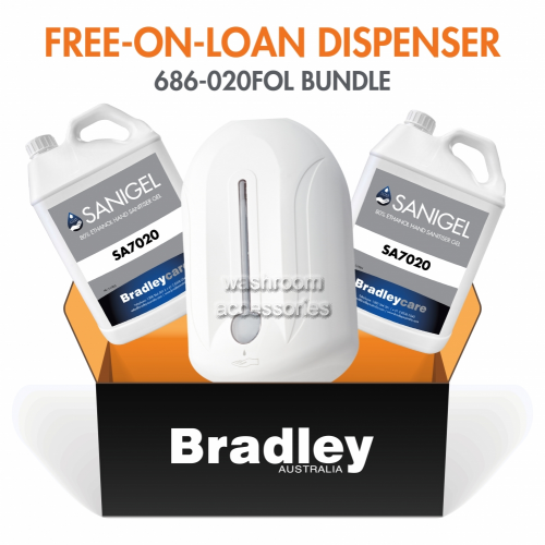 Free-On-Loan Gel Sanitiser Dispenser with Refill