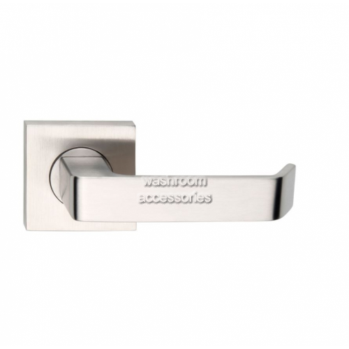 L39Z Door Handle Square Rose Pair