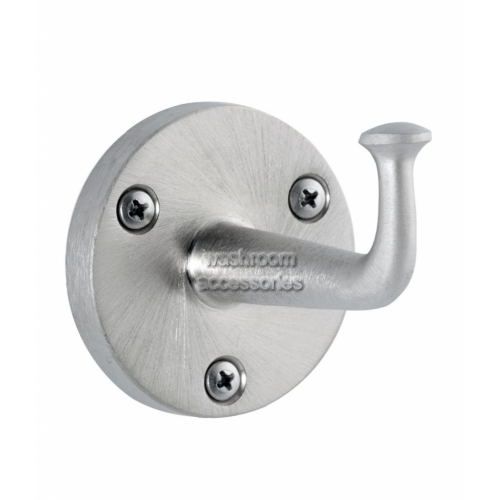 View B211 Robe Hook (136kg) Exposed Fixings details.