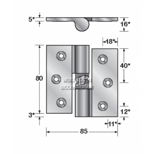 Gravity Hinge Hold Open 