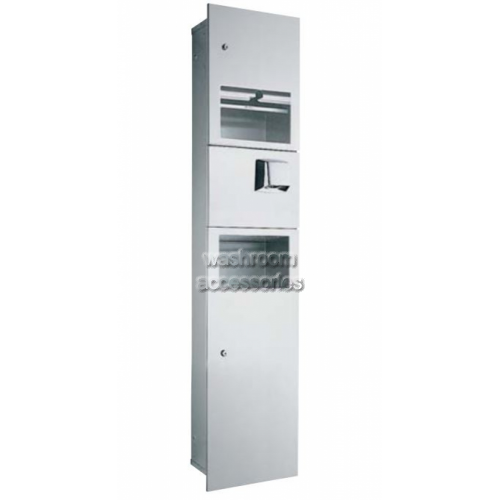 View 2937A 3-in-1 Combo Unit Paper Dispenser Hand Dryer and 25L Bin details.