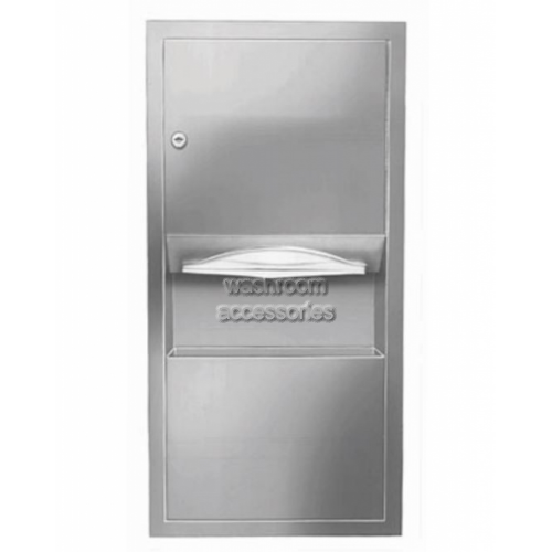 2291 Combo Unit Towel Dispenser and Waste Bin 8L