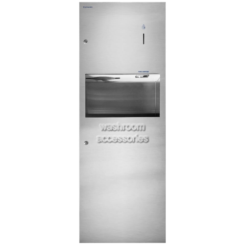 View 3-in-1 Sanitiser Paper towel dispenser and Waste Receptacle 25L details.