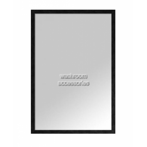 View 782 Glass Mirror with Black Frame details.