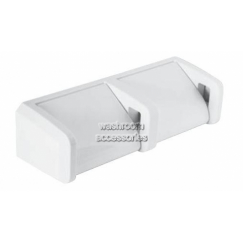 5244 Double Toilet Roll Holder Hooded
