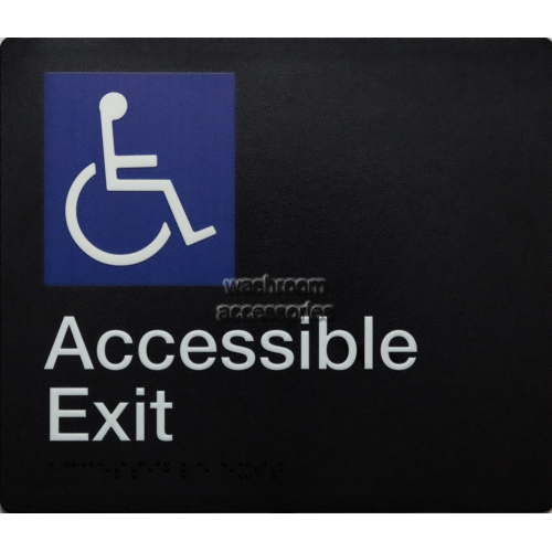 View Accessible Exit Sign Braille details.