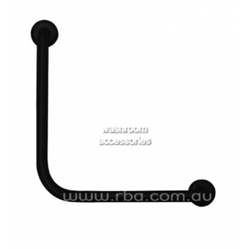 Ambulant Grab Rail 90 Degree Matte Black 
