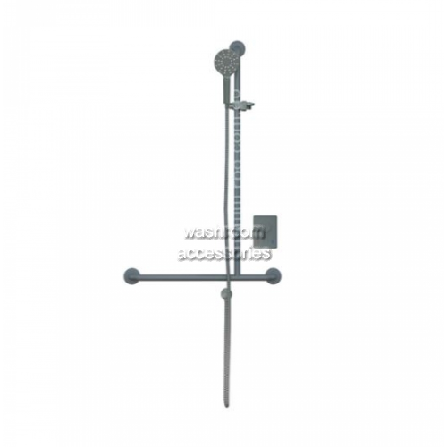 View RBA4110-950 5 Star Shower T-Rail Kit and Mixer Right Hand details.