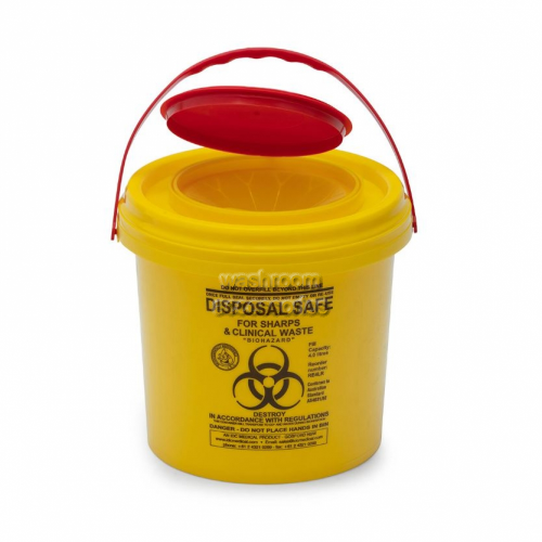RE4LR Sharps Disposal Container Round 4L