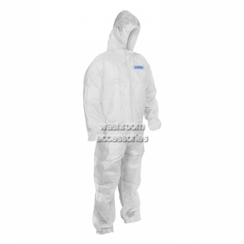 View Disposable Polyprop Overalls White details.
