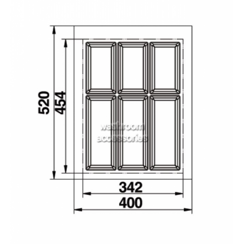 Cutlery Tray Suits 450mm Drawer