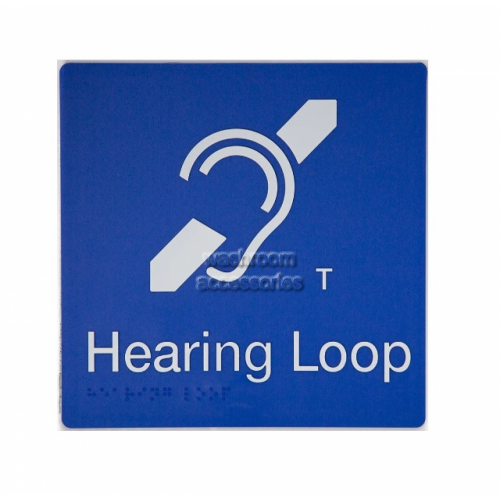 HL Hearing Loop Sign Braille