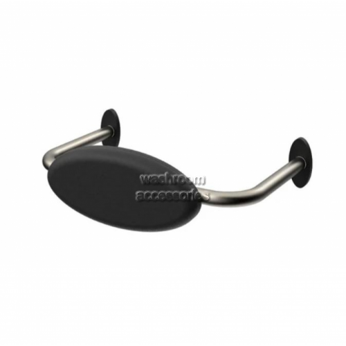 View R01R1B Toilet Back Rest Black Cushion details.