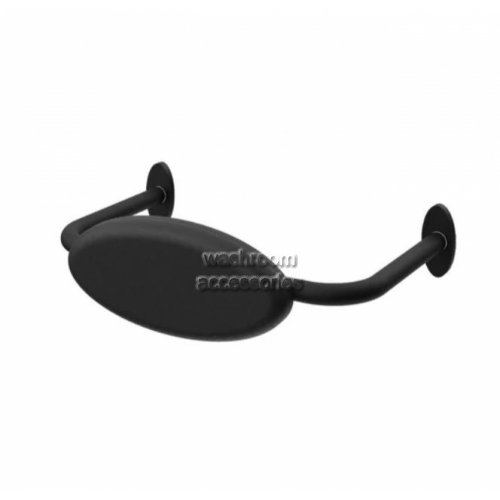 View R01R1B Toilet Back Rest Black Cushion details.