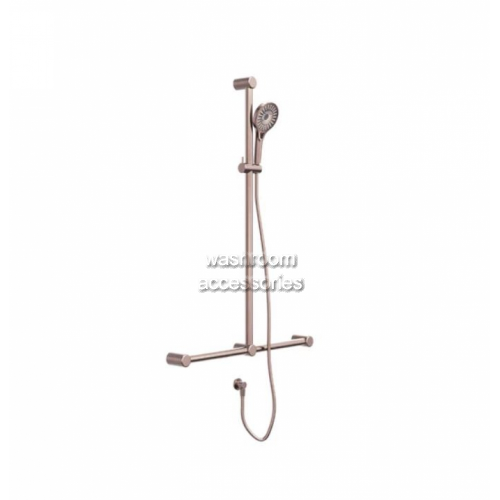 NRCS006 T Bar Grab Rail and Adjustable Shower Set