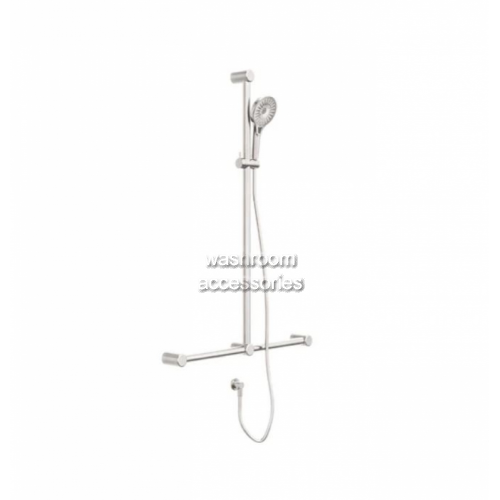 NRCS006 T Bar Grab Rail and Adjustable Shower Set