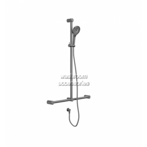 View NRCS006 T Bar Grab Rail and Adjustable Shower Set details.