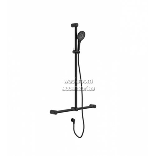 NRCS006 T Bar Grab Rail and Adjustable Shower Set