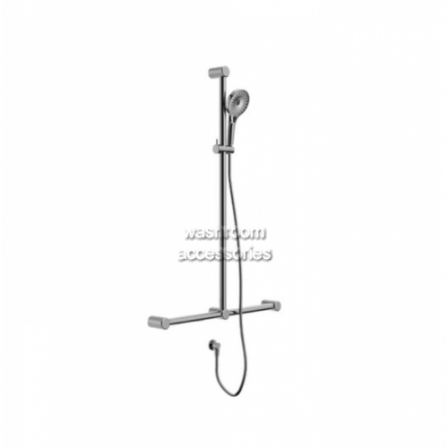 View NRCS006 T Bar Grab Rail and Adjustable Shower Set details.