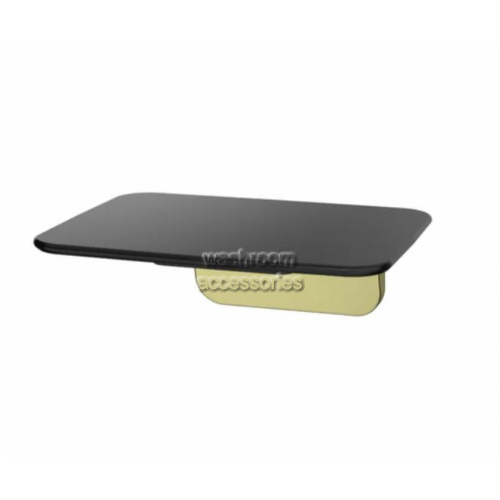 View S01AB Fold Up Shower Seat Black details.