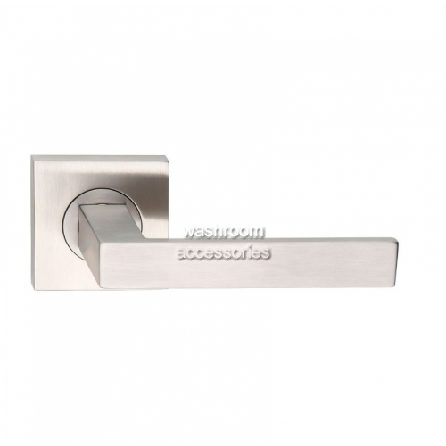 L100Z Door Handle Square Rose Pair