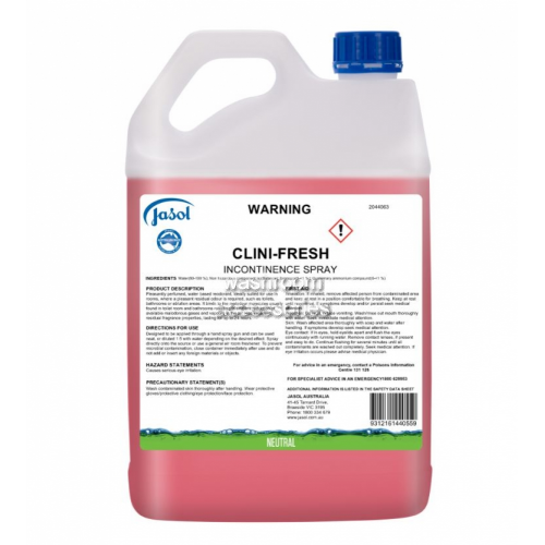 View Clini-Fresh Incontinence Spray Reodorant details.