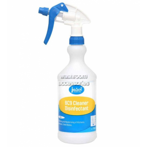 View BC9 Labelled Jet Spray Bottle and Trigger details.