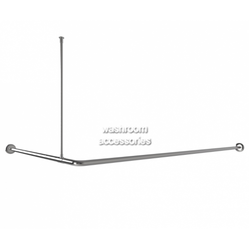9538 Corner Shower Curtain Rail Right Hand