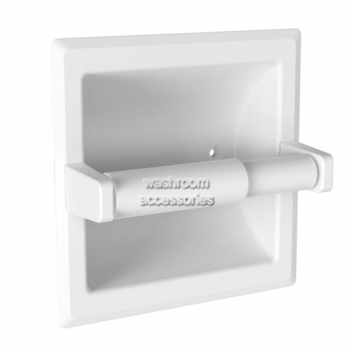 View 5104 Single Toilet Roll Holder Recessed details.