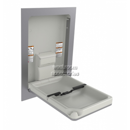 10-9017 Baby Change Table Vertical Recessed