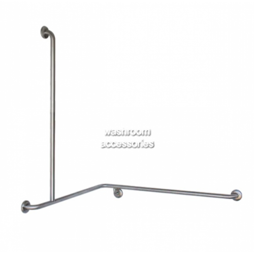 JDM-GEC-1 Shower Grab Rail Combination Horizontal and Vertical Left Hand