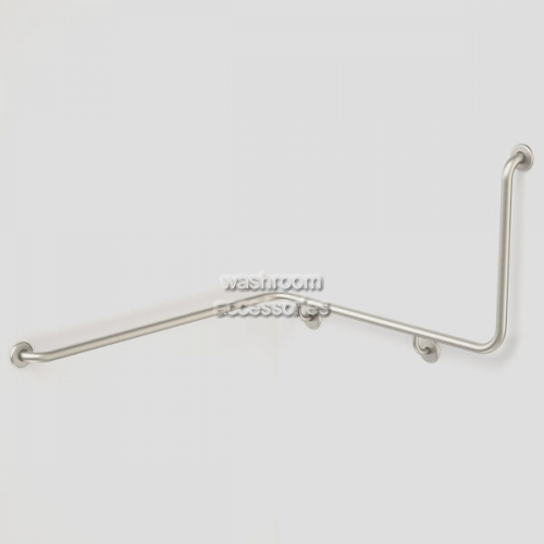 687468BN 90 Degree Angled Grab Rail 1100x1030 Left Hand