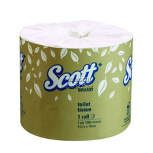 4760 Scott Toilet Tissue Paper 1000 Sheets White - Bulk Buy